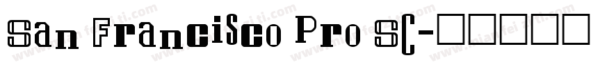 San Francisco Pro SC字体转换